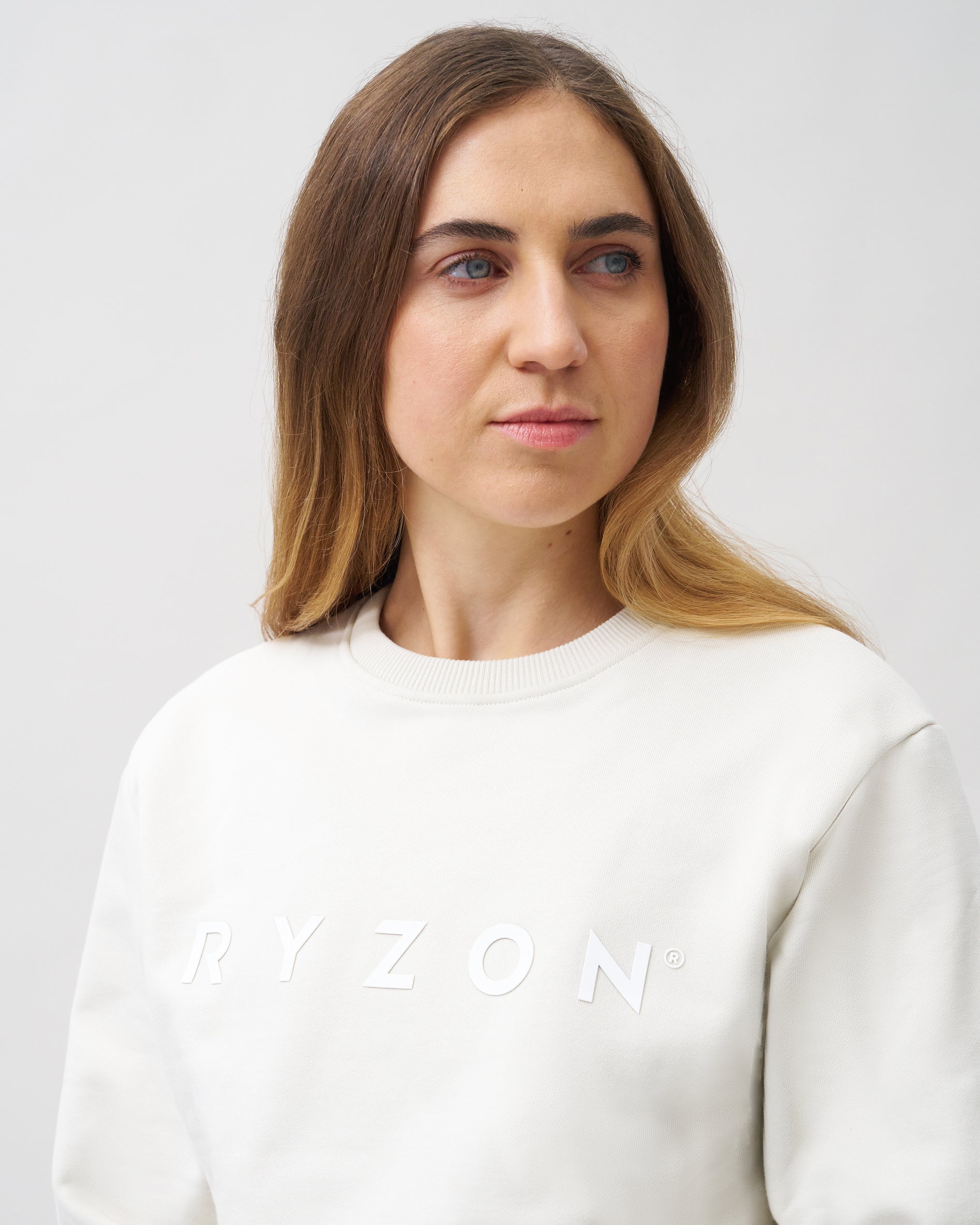 Ryzon Rhythm Unisex Crewneck Sweatshirt Typelogo Organic Cotton