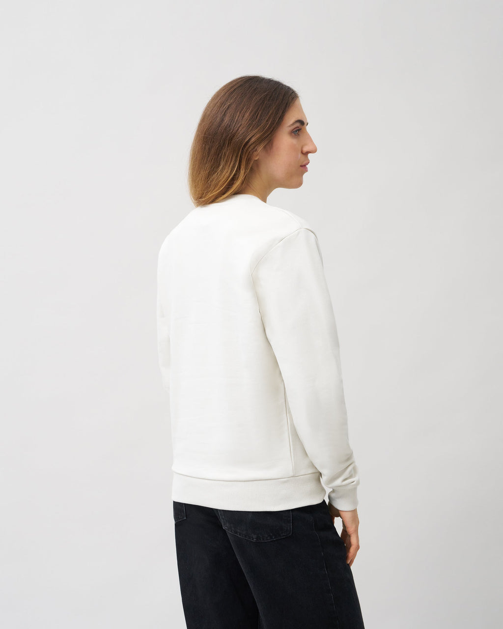 Ryzon Rhythm Unisex Crewneck Sweatshirt Typelogo Organic Cotton