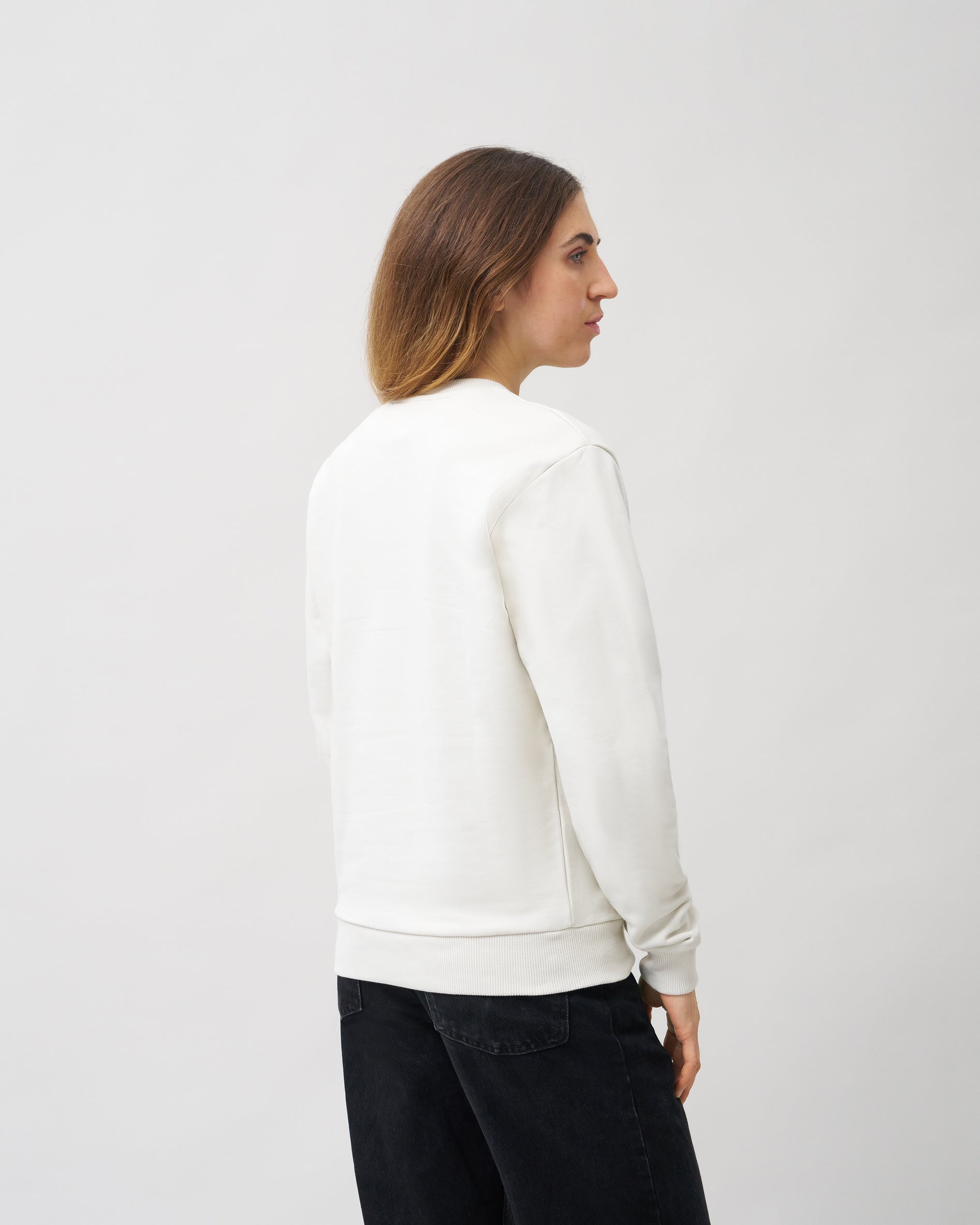 Ryzon Rhythm Unisex Crewneck Sweatshirt Typelogo Organic Cotton