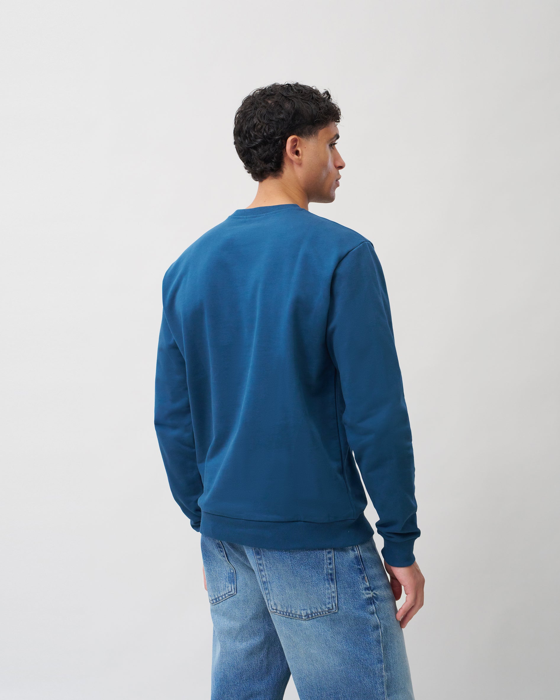 Ryzon Rhythm Unisex Crewneck Sweatshirt Typelogo Organic Cotton