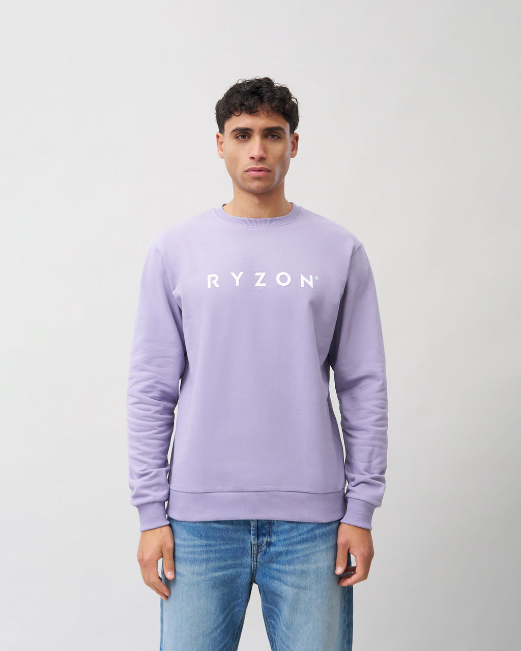Ryzon Rhythm Unisex Crewneck Sweatshirt Typelogo Organic Cotton