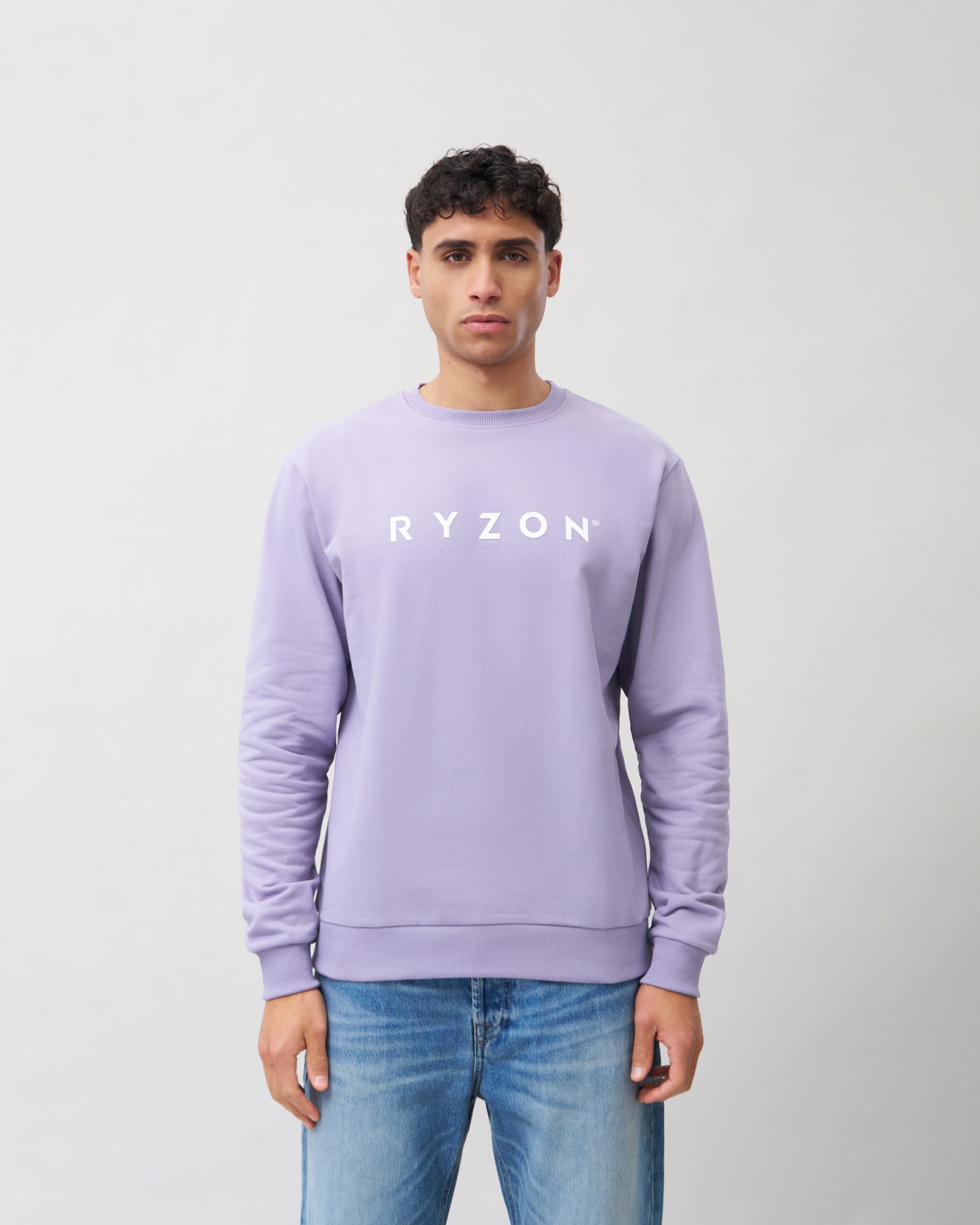 Ryzon Rhythm Unisex Crewneck Sweatshirt Typelogo Organic Cotton