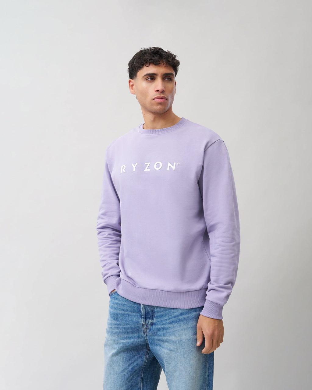 Ryzon Rhythm Unisex Crewneck Sweatshirt Typelogo Organic Cotton