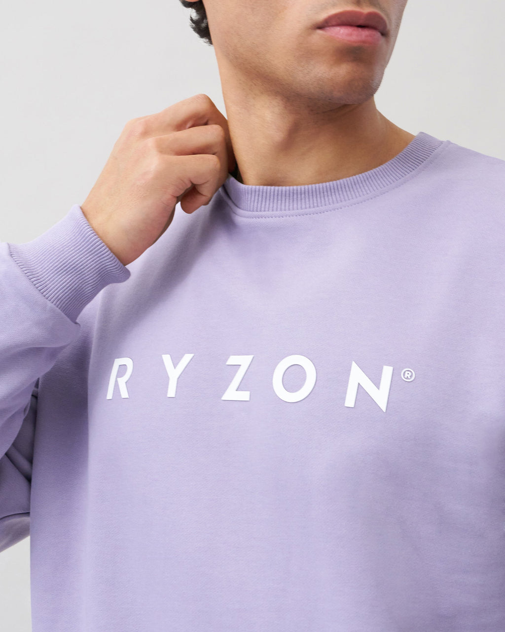 Ryzon Rhythm Unisex Crewneck Sweatshirt Typelogo Organic Cotton