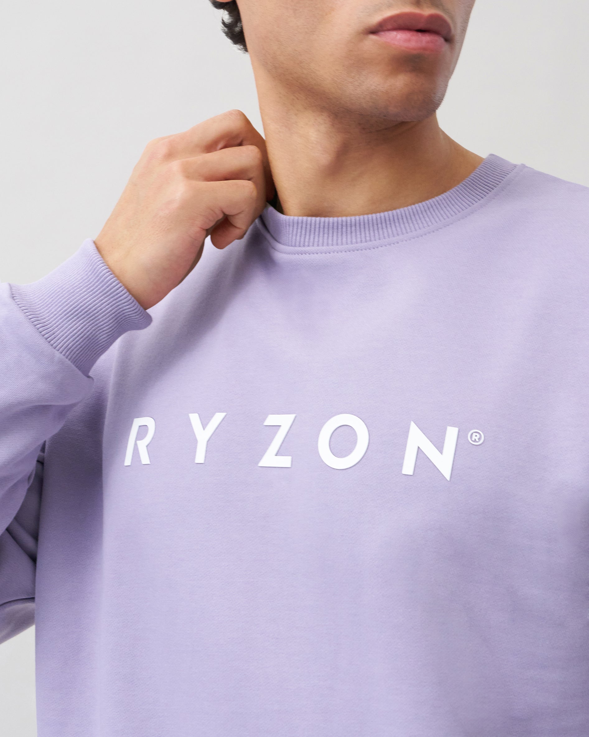 Ryzon Rhythm Unisex Crewneck Sweatshirt Typelogo Organic Cotton