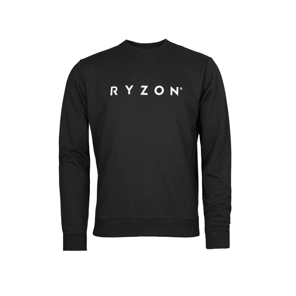 Ryzon Rhythm Unisex Crewneck Sweatshirt Typelogo Organic Cotton