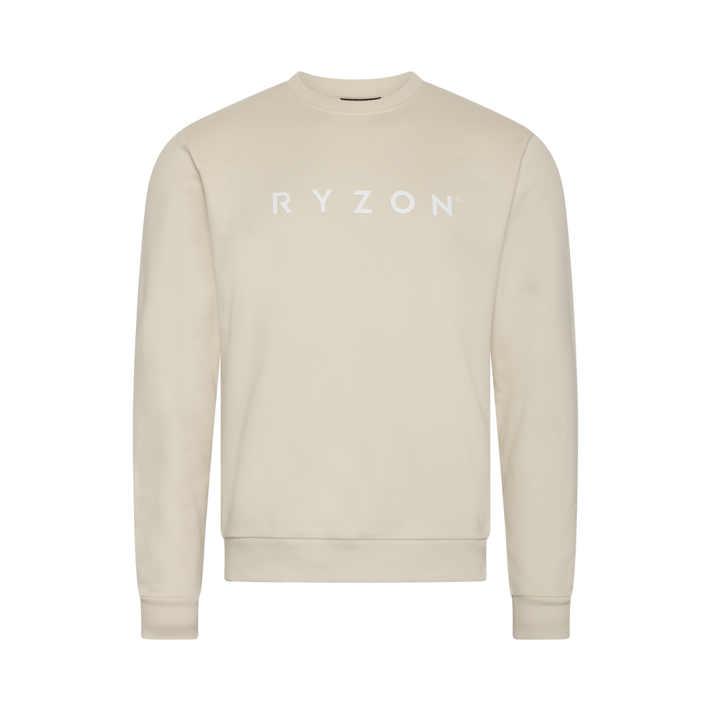 Ryzon Rhythm Unisex Crewneck Sweatshirt Typelogo Organic Cotton