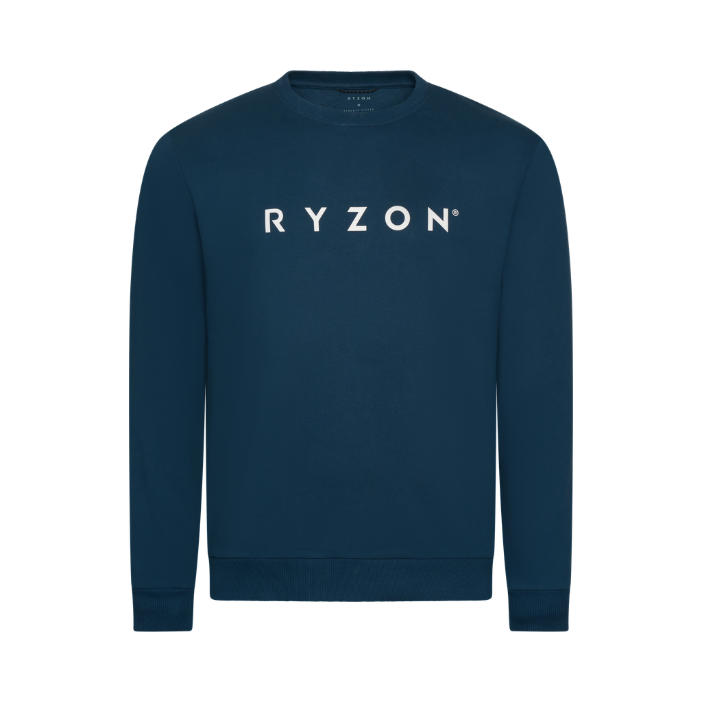 Ryzon Rhythm Unisex Crewneck Sweatshirt Typelogo Organic Cotton