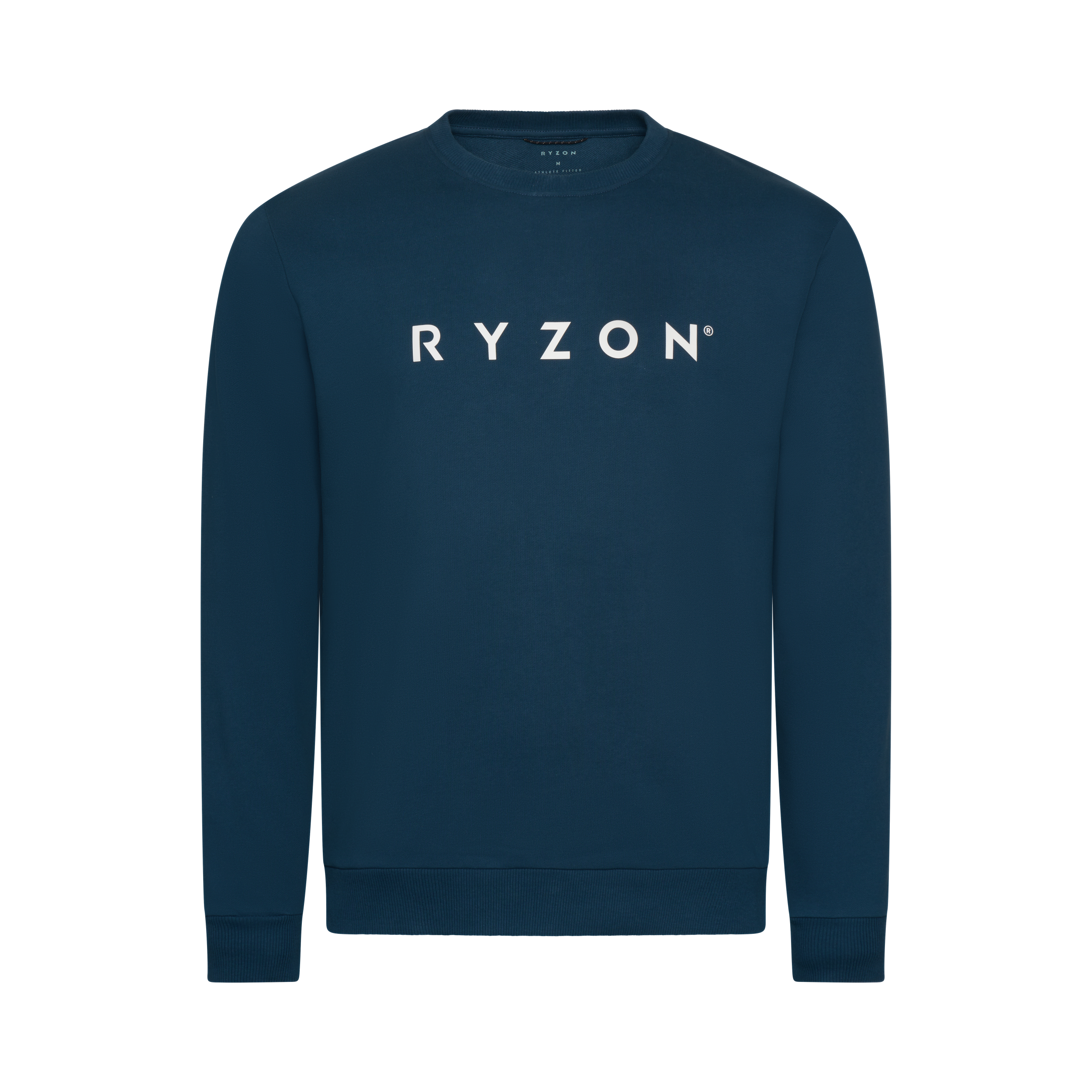 Ryzon Rhythm Unisex Crewneck Sweatshirt Typelogo Organic Cotton