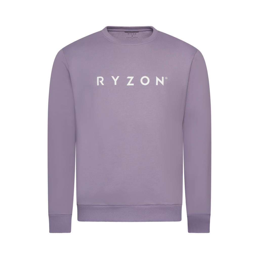 Ryzon Rhythm Unisex Crewneck Sweatshirt Typelogo Organic Cotton